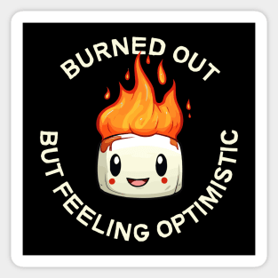 Burned out marshmallow Sticker